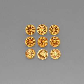 1.72 ct Orange Spessartite Garnet Gemstone, Spessartite Garnet Gem in Diamond-Cut Shape for Sale.