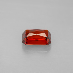 Spessartite Garnet Gemstone in 7.9 x 5.6 mm Size for Sale, Spessartite Garnet Stone in Orange Red Color