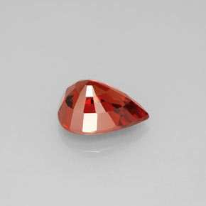 Spessartite Garnet Gemstone in 9.3 x 7.1 mm Size for Sale, Spessartite Garnet Stone in Red Orange Color