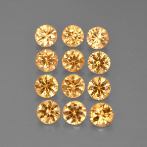 1.32 ct Orange Spessartite Garnet Gemstone, Spessartite Garnet Gem in Diamond-Cut Shape for Sale.