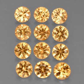 1.32 ct Orange Spessartite Garnet Stone, Natural Spessartite Garnet in Diamond-Cut Shape for Sale