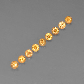 1.02 ct Orange Spessartite Garnet Gemstone, Spessartite Garnet Gem in Diamond-Cut Shape for Sale.