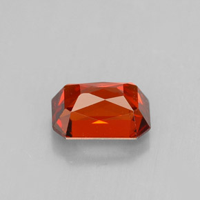 Spessartite Garnet Gemstone in 7 x 5 mm (calibrated) Size for Sale, Spessartite Garnet Stone in Reddish Orange Color