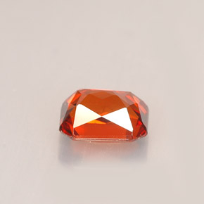 Spessartite Garnet Gemstone in 6.5 x 5.4 mm Size for Sale, Spessartite Garnet Stone in Mandarin Orange Color