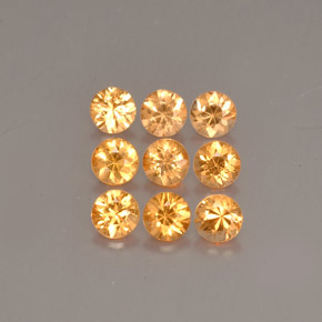 1.09 ct Orange Spessartite Garnet Gemstone, Spessartite Garnet Gem in Diamond-Cut Shape for Sale.