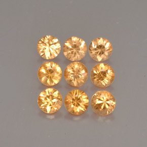 1.09 ct Orange Spessartite Garnet Stone, Natural Spessartite Garnet in Diamond-Cut Shape for Sale