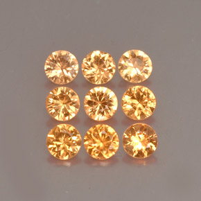 1.01 ct Orange Spessartite Garnet Stone, Natural Spessartite Garnet in Diamond-Cut Shape for Sale