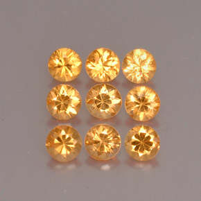 1.12 ct Orange Spessartite Garnet Stone, Natural Spessartite Garnet in Diamond-Cut Shape for Sale