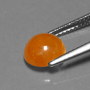 Spessartite Garnet Gemstone in 8 mm (calibrated) Size for Sale, Spessartite Garnet Stone in Orange Color