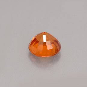 Spessartite Garnet Gemstone in 5.6 mm Size for Sale, Spessartite Garnet Stone in Mandarin Orange Color