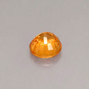 Spessartite Garnet Gemstone in 5.4 mm Size for Sale, Spessartite Garnet Stone in Orange Color