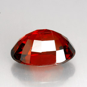 Spessartite Garnet Gemstone in 14 x 10 mm (calibrated) Size for Sale, Spessartite Garnet Stone in Deep Red Color