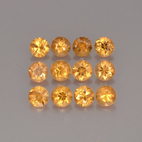 1.31 ct Orange Spessartite Garnet Gemstone, Spessartite Garnet Gem in Diamond-Cut Shape for Sale.