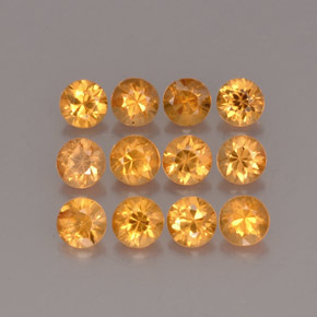 1.31 ct Orange Spessartite Garnet Stone, Natural Spessartite Garnet in Diamond-Cut Shape for Sale