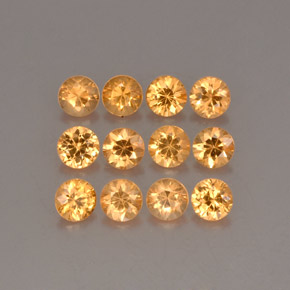 1.21 ct Orange Spessartite Garnet Gemstone, Spessartite Garnet Gem in Diamond-Cut Shape for Sale.