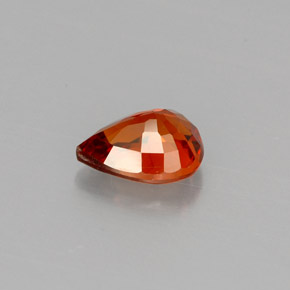 Spessartite Garnet Gemstone in 6.3 x 4.8 mm Size for Sale, Spessartite Garnet Stone in Red Orange Color