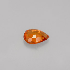 Spessartite Garnet Gemstone in 5.3 x 4.1 mm Size for Sale, Spessartite Garnet Stone in Mandarin Orange Color