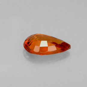 Spessartite Garnet Gemstone in 8.5 x 5.6 mm Size for Sale, Spessartite Garnet Stone in Mandarin Orange Color