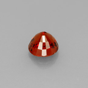 Spessartite Garnet Gemstone in 5 mm (calibrated) Size for Sale, Spessartite Garnet Stone in Red Orange Color