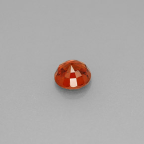 Spessartite Garnet Gemstone in 5 mm (calibrated) Size for Sale, Spessartite Garnet Stone in Red Orange Color