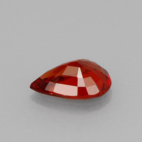 Spessartite Garnet Gemstone in 7.8 x 5.3 mm Size for Sale, Spessartite Garnet Stone in Orange Red Color