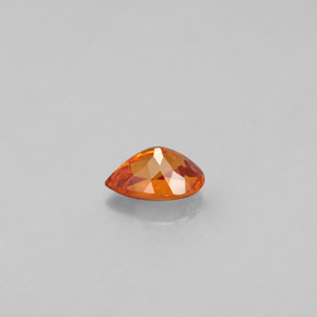 Spessartite Garnet Gemstone in 6 x 4 mm (calibrated) Size for Sale, Spessartite Garnet Stone in Mandarin Orange Color