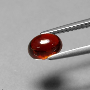 1.87 ct Orange Spessartite Garnet Stone, Natural Spessartite Garnet in Oval Cabochon Shape for Sale