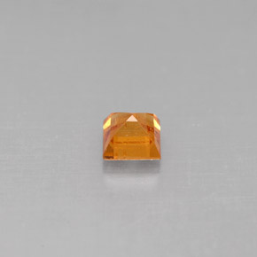 Spessartite Garnet Gemstone in 3.8 x 3.7 mm Size for Sale, Spessartite Garnet Stone in Golden Orange Color