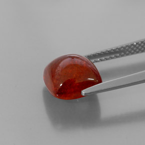 Spessartite Garnet Gemstone in 8.5 x 8.5 mm Size for Sale, Spessartite Garnet Stone in Orange Color