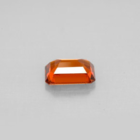 Spessartite Garnet Gemstone in 6.7 x 4.6 mm Size for Sale, Spessartite Garnet Stone in Mandarin Orange Color