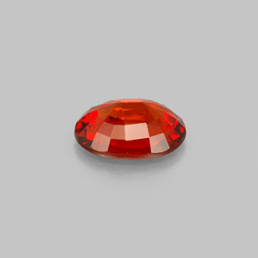 Spessartite Garnet Gemstone in 9 x 7 mm (calibrated) Size for Sale, Spessartite Garnet Stone in Orange Red Color