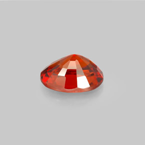 Spessartite Garnet Gemstone in 9 x 7 mm (calibrated) Size for Sale, Spessartite Garnet Stone in Orange Red Color