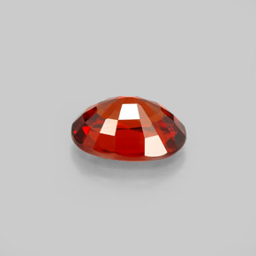 Spessartite Garnet Gemstone in 9 x 7 mm (calibrated) Size for Sale, Spessartite Garnet Stone in Orange Red Color