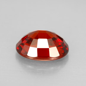 Spessartite Garnet Gemstone in 10 x 8 mm (calibrated) Size for Sale, Spessartite Garnet Stone in Orange Red Color