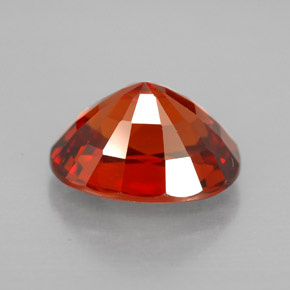 Spessartite Garnet Gemstone in 10 x 8 mm (calibrated) Size for Sale, Spessartite Garnet Stone in Orange Red Color