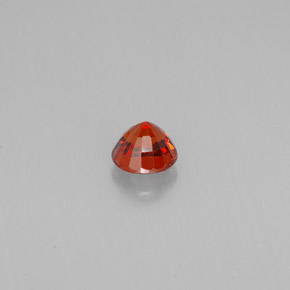 Spessartite Garnet Gemstone in 5 mm (calibrated) Size for Sale, Spessartite Garnet Stone in Red Orange Color