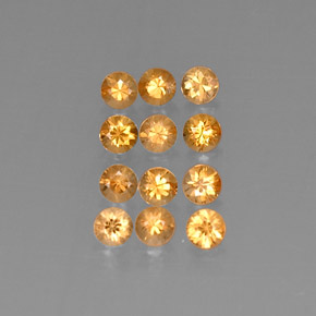 1.39 ct Orange Spessartite Garnet Stone, Natural Spessartite Garnet in Diamond-Cut Shape for Sale