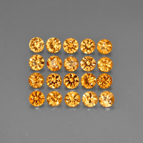 4.50 ct Orange Spessartite Garnet Gemstone, Spessartite Garnet Gem in Diamond-Cut Shape for Sale.