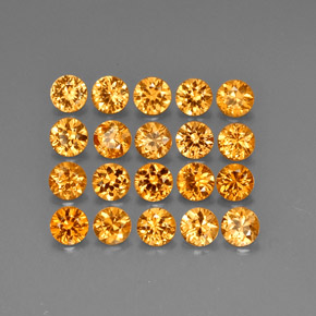 4.50 ct Orange Spessartite Garnet Stone, Natural Spessartite Garnet in Diamond-Cut Shape for Sale