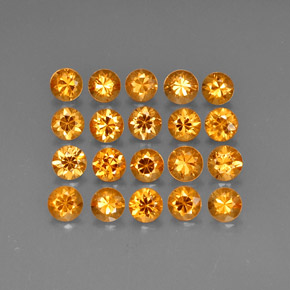 4.34 ct Orange Spessartite Garnet Stone, Natural Spessartite Garnet in Diamond-Cut Shape for Sale