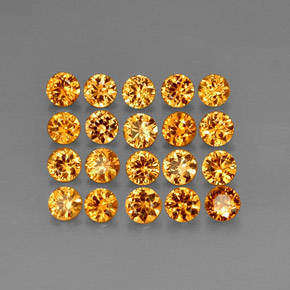 4.28 ct Orange Spessartite Garnet Stone, Natural Spessartite Garnet in Diamond-Cut Shape for Sale