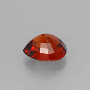 Spessartite Garnet Gemstone in 8.9 x 7.7 mm Size for Sale, Spessartite Garnet Stone in Red Orange Color