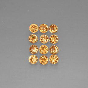 1.18 ct Orange Spessartite Garnet Stone, Natural Spessartite Garnet in Diamond-Cut Shape for Sale