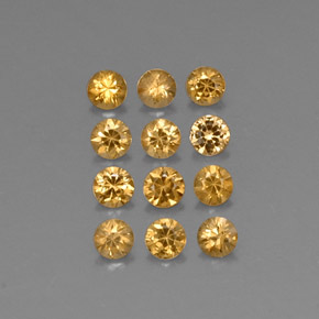 1.33 ct Orange Spessartite Garnet Gemstone, Spessartite Garnet Gem in Diamond-Cut Shape for Sale.
