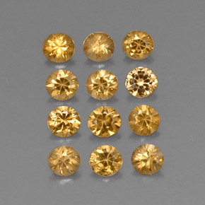 1.33 ct Orange Spessartite Garnet Stone, Natural Spessartite Garnet in Diamond-Cut Shape for Sale