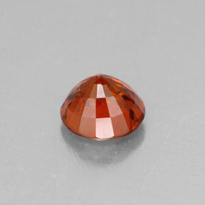 Spessartite Garnet Gemstone in 5 mm (calibrated) Size for Sale, Spessartite Garnet Stone in Red Orange Color
