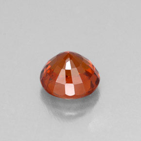 Spessartite Garnet Gemstone in 5 mm (calibrated) Size for Sale, Spessartite Garnet Stone in Red Orange Color