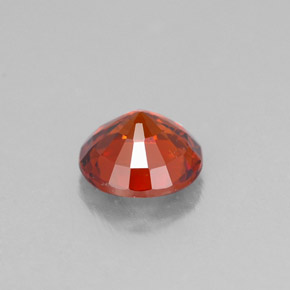 Spessartite Garnet Gemstone in 5 mm (calibrated) Size for Sale, Spessartite Garnet Stone in Red Orange Color