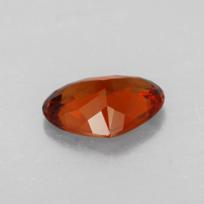 Spessartite Garnet Gemstone in 9.3 x 6.7 mm Size for Sale, Spessartite Garnet Stone in Orange Red Color