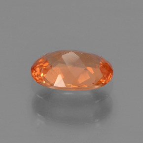 Spessartite Garnet Gemstone in 6.3 x 4.3 mm Size for Sale, Spessartite Garnet Stone in Mandarin Orange Color